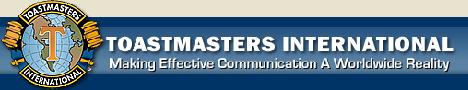 Toastmasters International Banner
Learn Public Speaking Skills