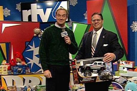 Gary Conner at WRTV-6 Toy Drive