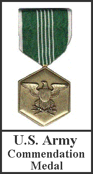 Gary Conner  US Army Commendation Medal