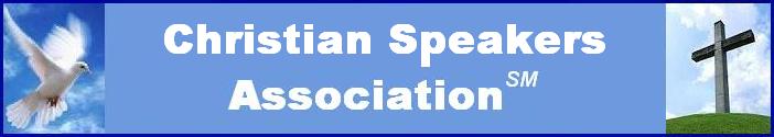 Christian Speakers Association Banner